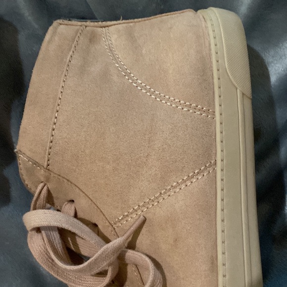 Blush color lace up boots - Picture 12 of 15